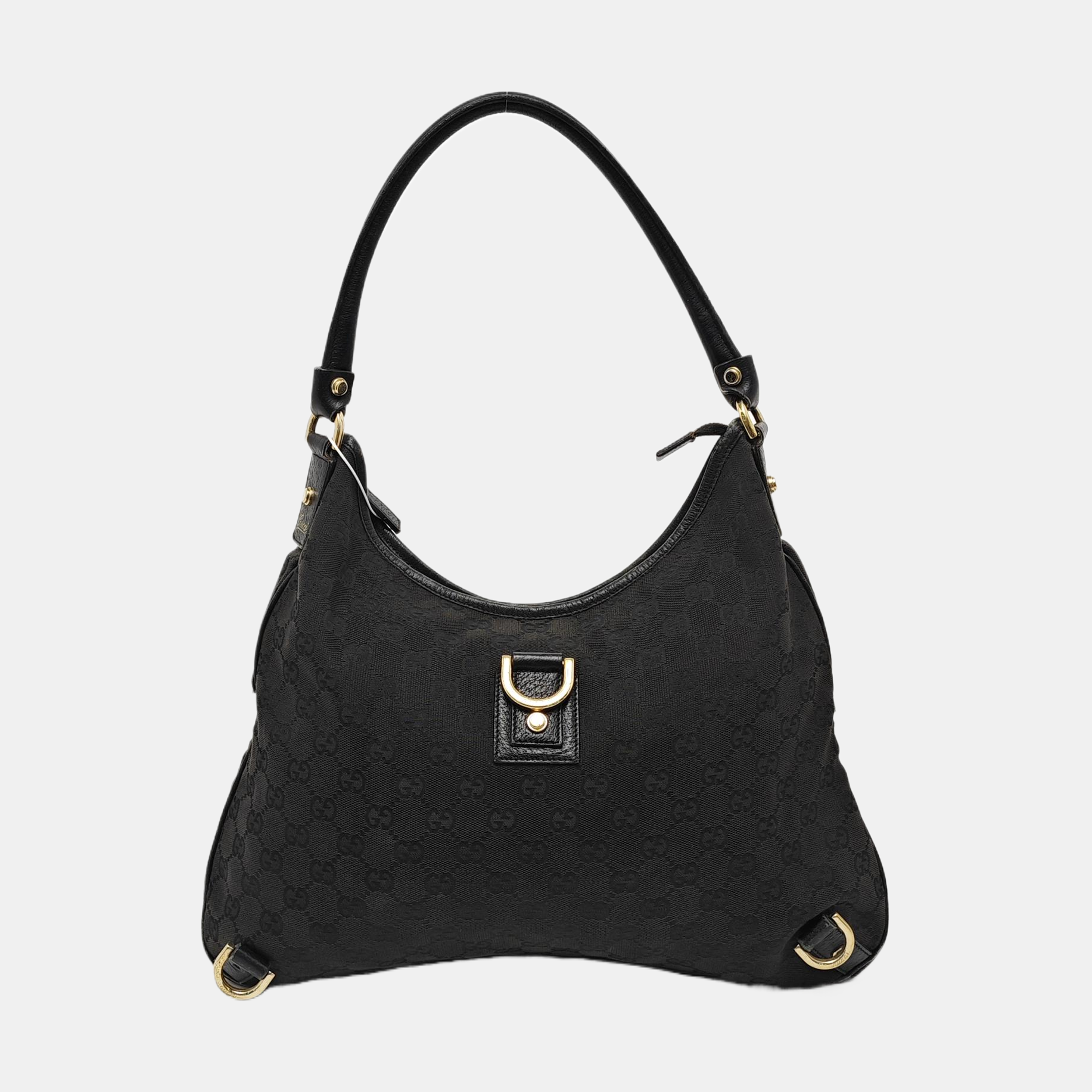 Abbey Monogram Canvas Black