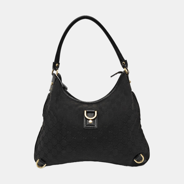 Abbey Monogram Canvas Black