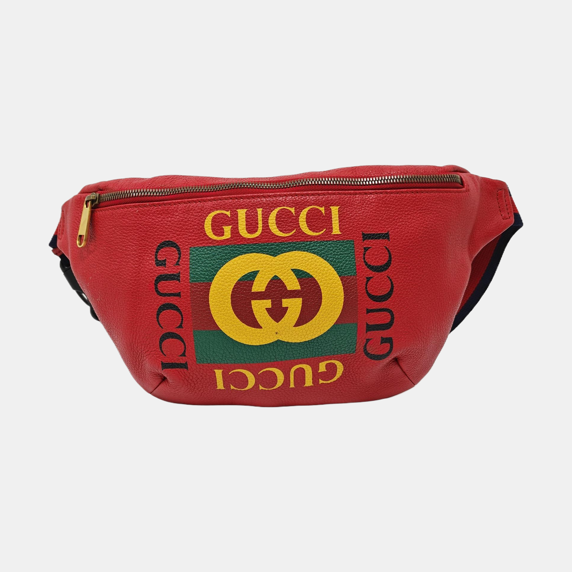 Print Large Calfskin Red
