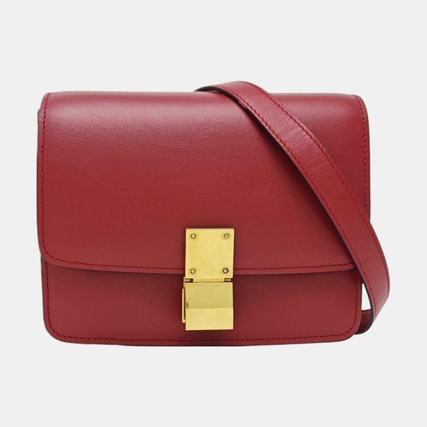 CLASSIC BOX Mini Calfskin Red