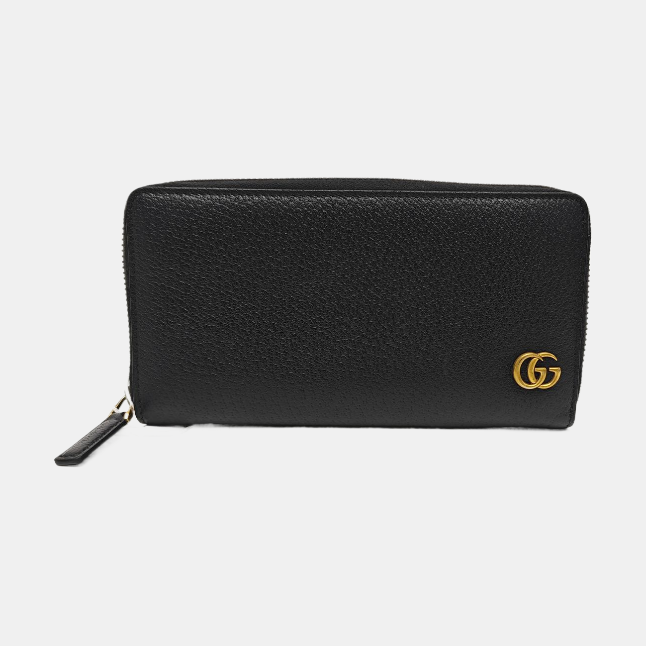 GG Marmont Super Mini Calfskin Black Wallet