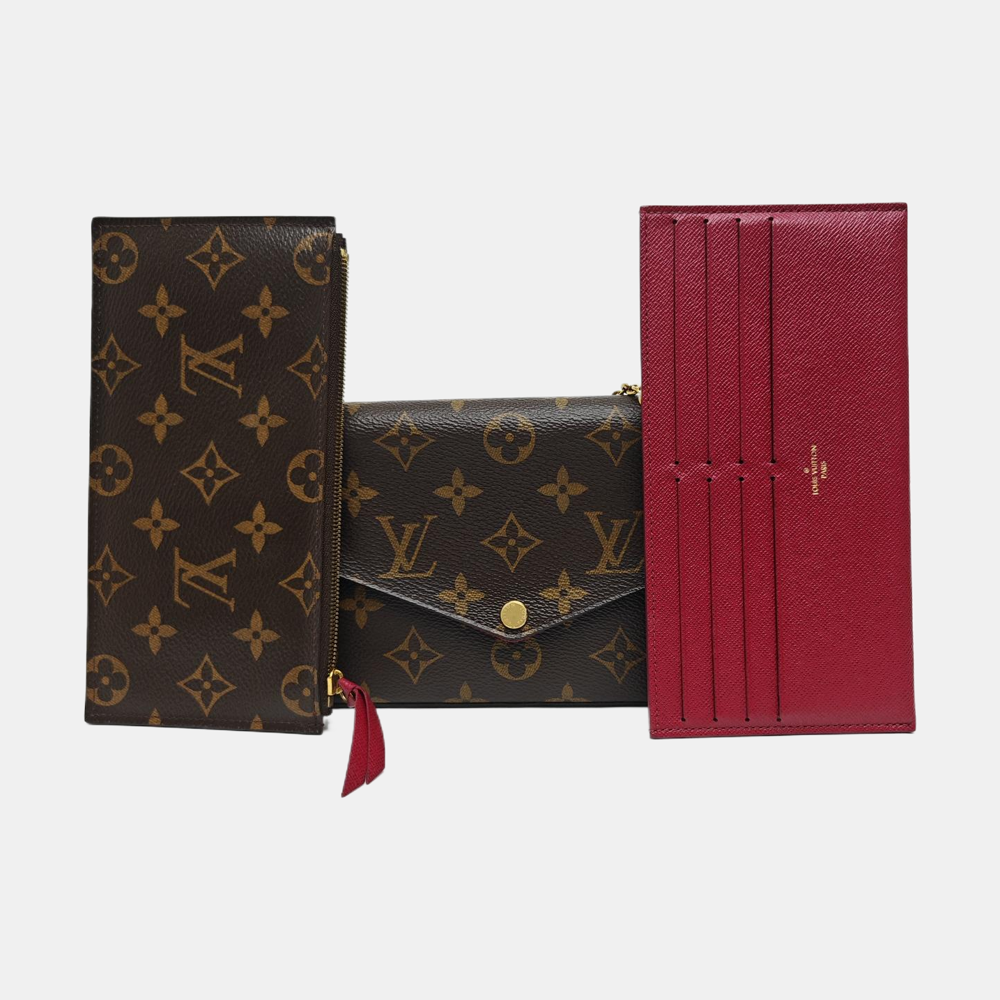 FÉLICIE Monogram Coated Canvas Brown