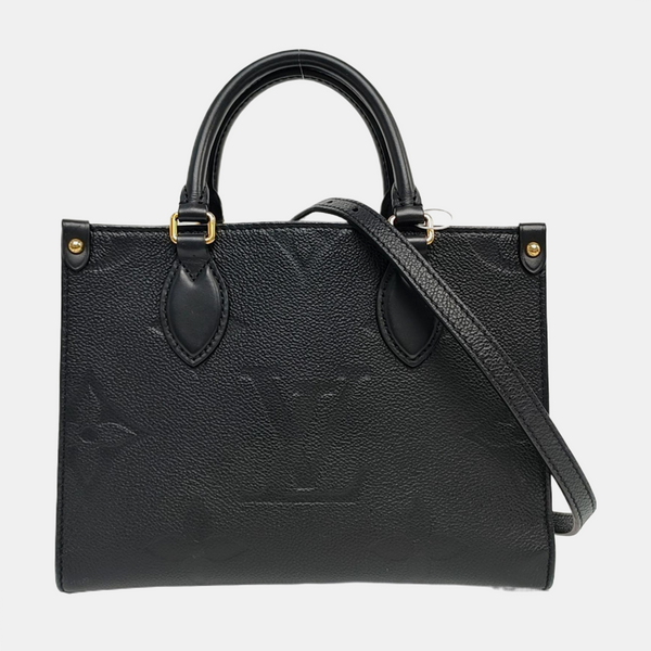 ONTHEGO PM Monogram Calfskin Black
