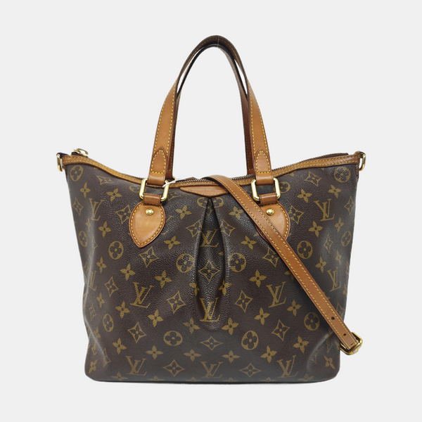 PALERMO PM Monogram Coated Canvas Brown