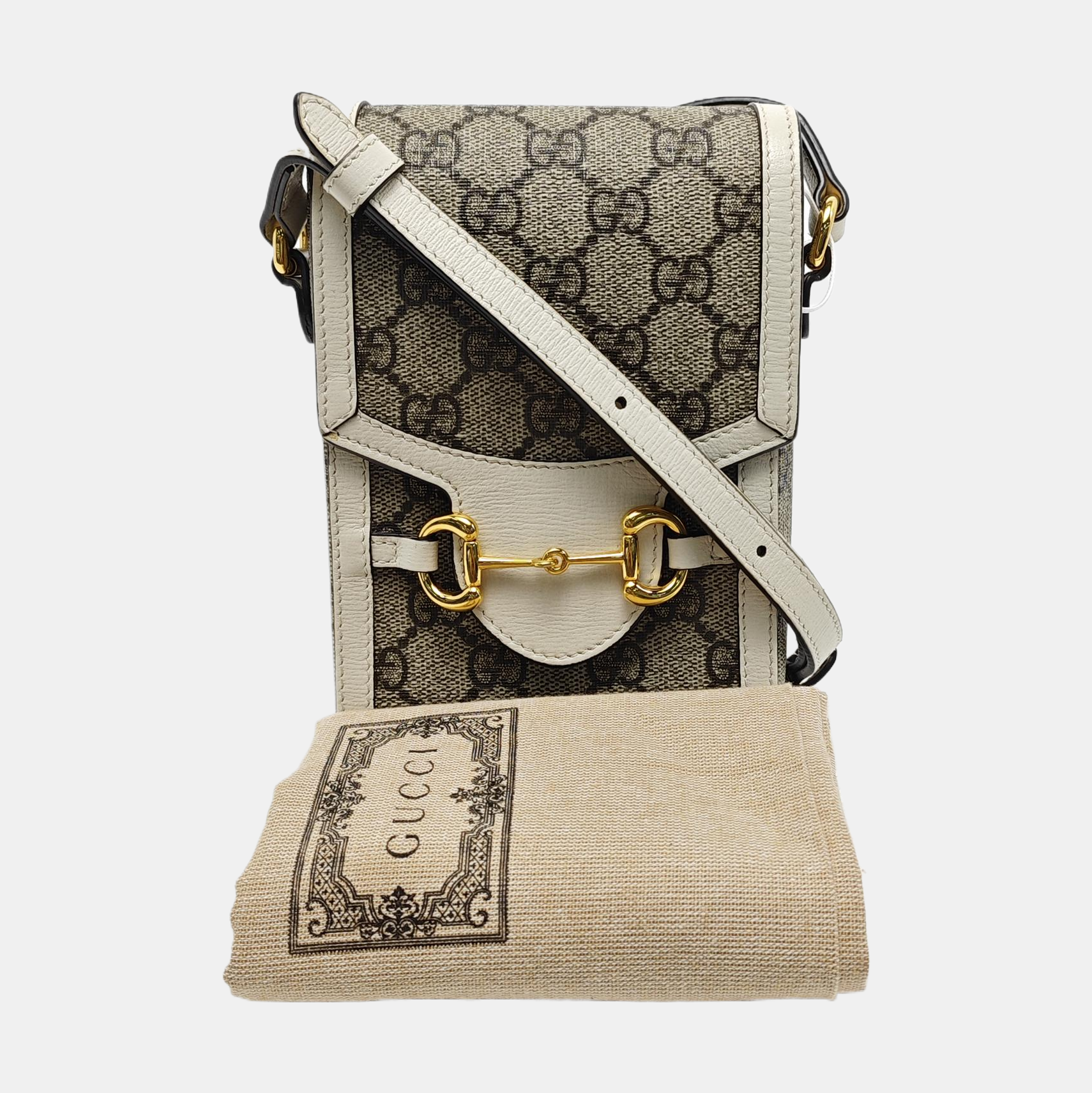 Horsebit 1955 Mini Coated Canvas Beige