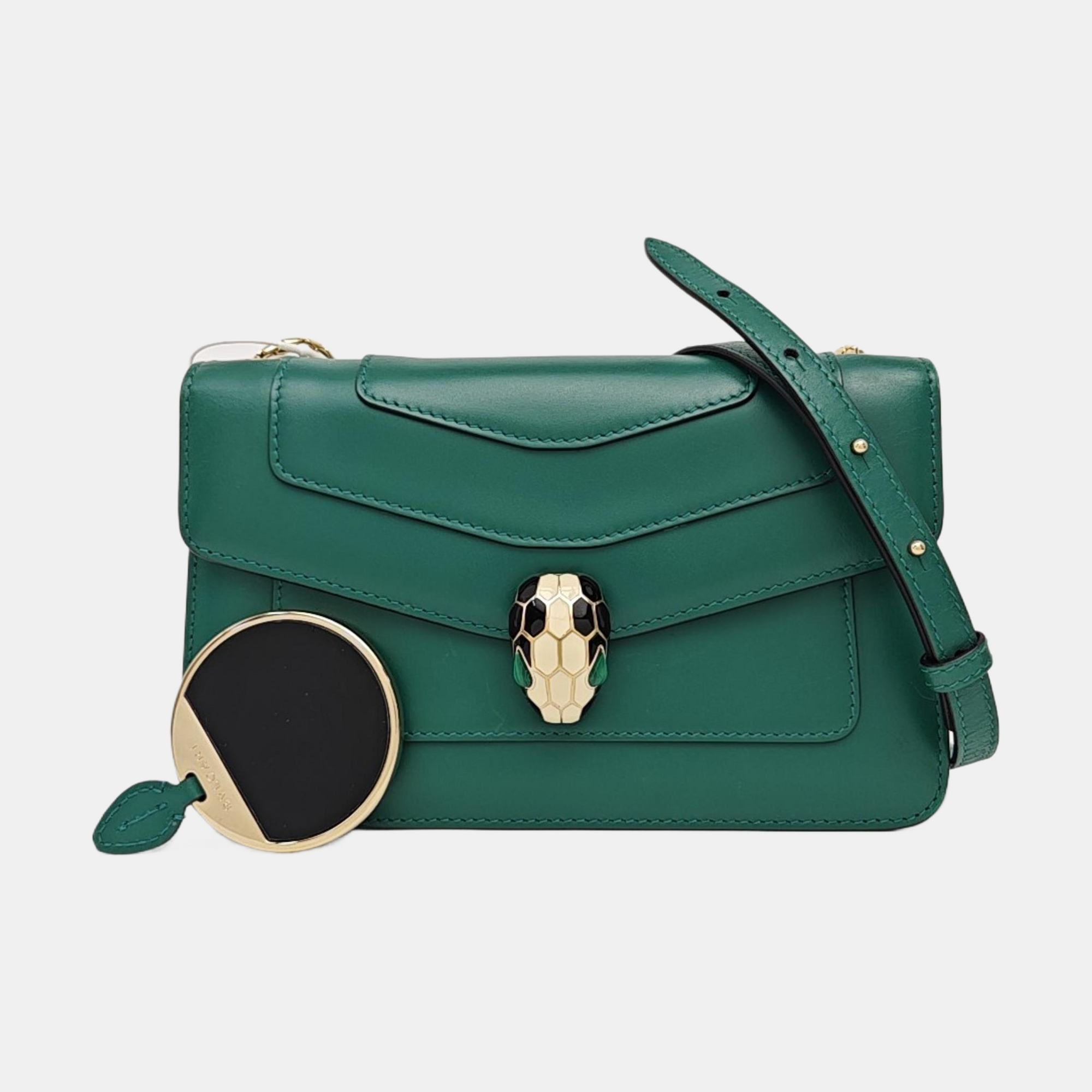 SERPENTI FOREVER Small Calfskin Green