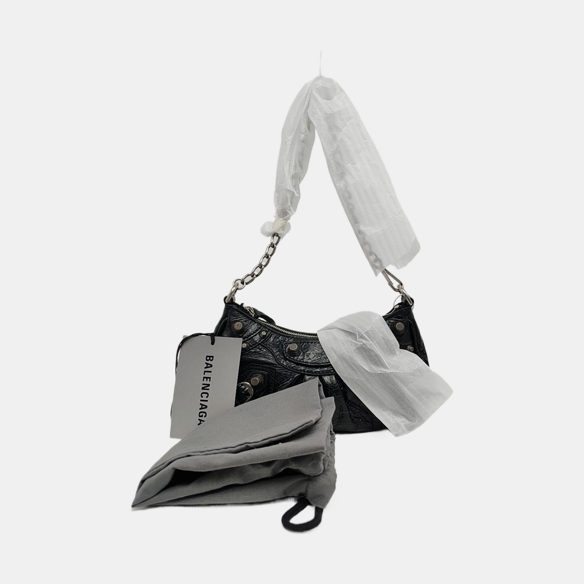 Le Cagole Mini Lambskin Black