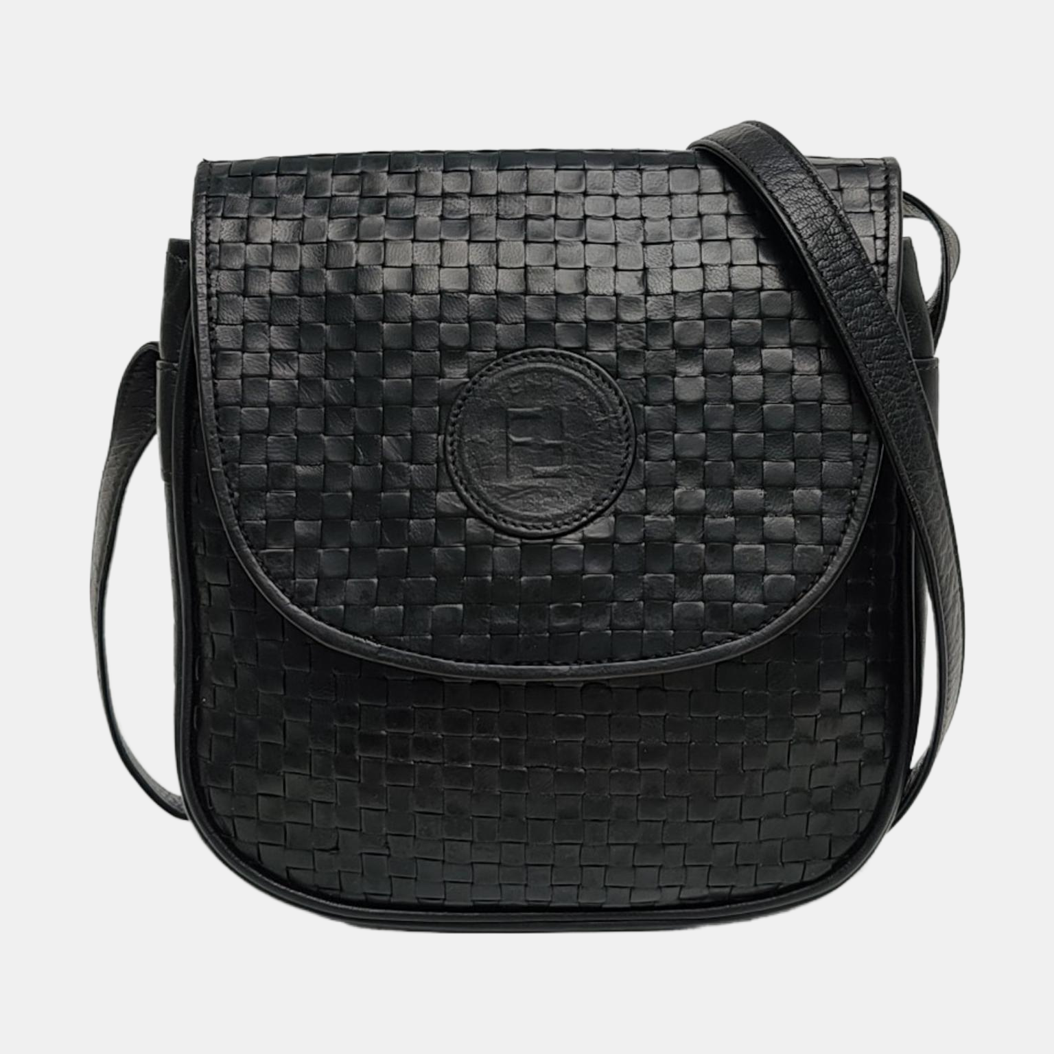 Calfskin Shoulder Bag Black