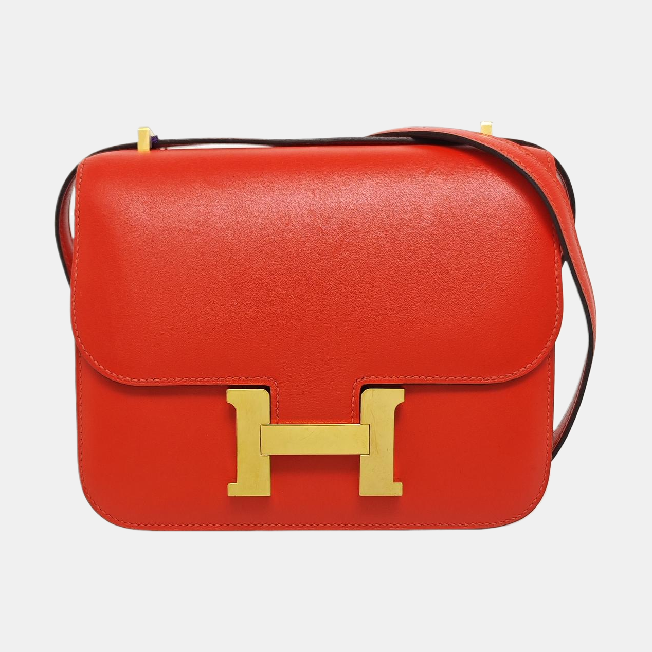 Constance 18 Box Calf Rojo