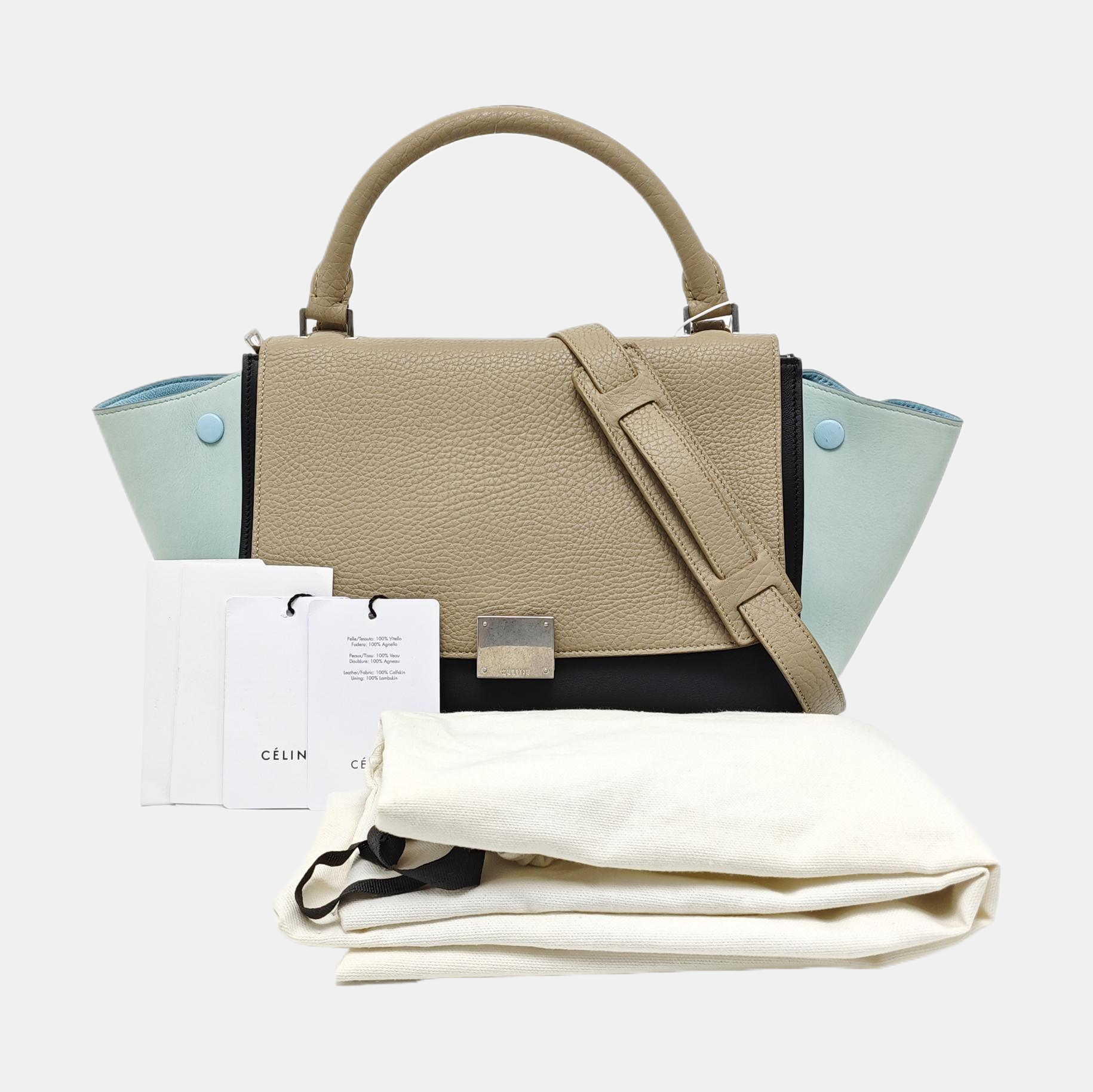 TRAPEZE Small Calfskin Multicolor