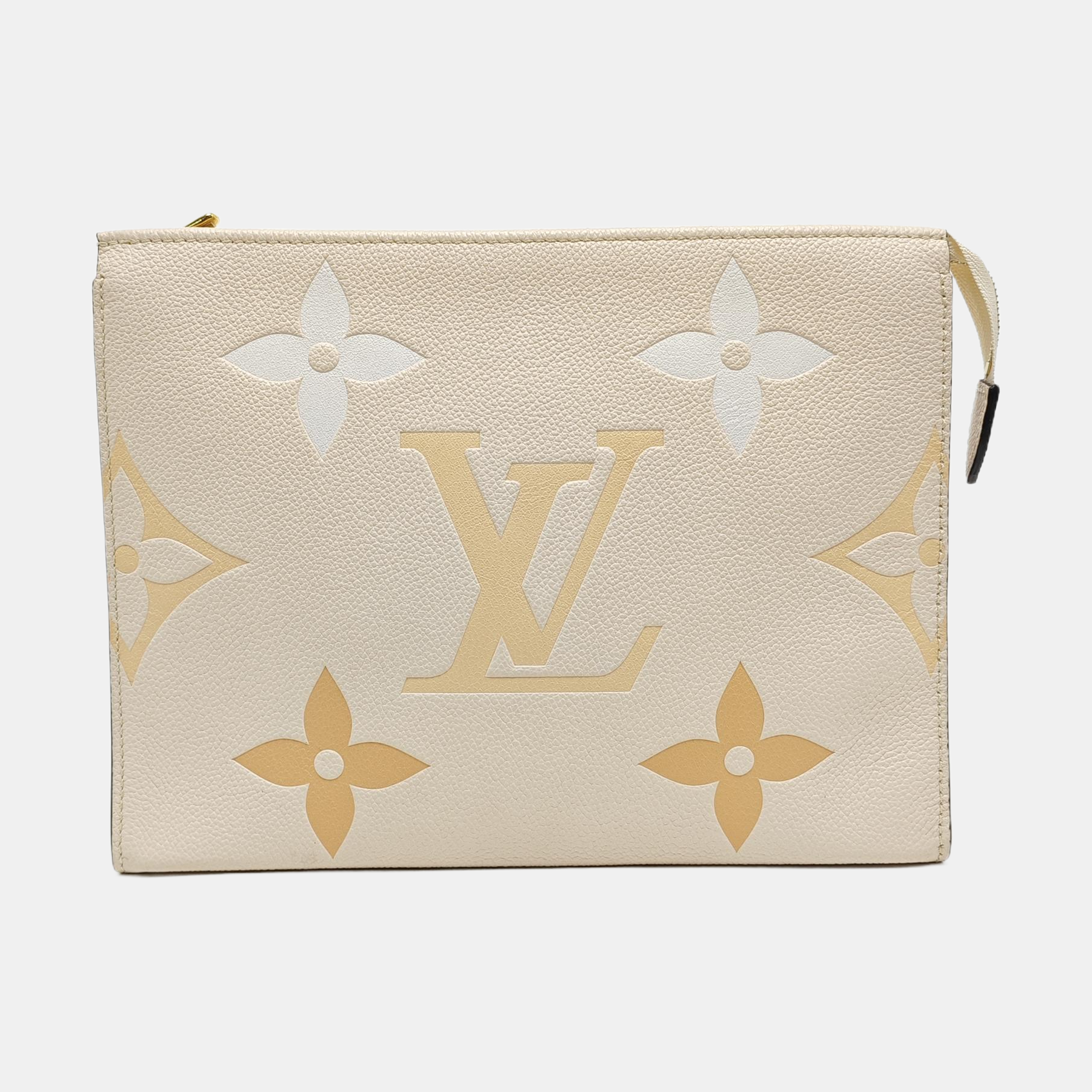 TOILET POCKET 26 Calfskin Beige
