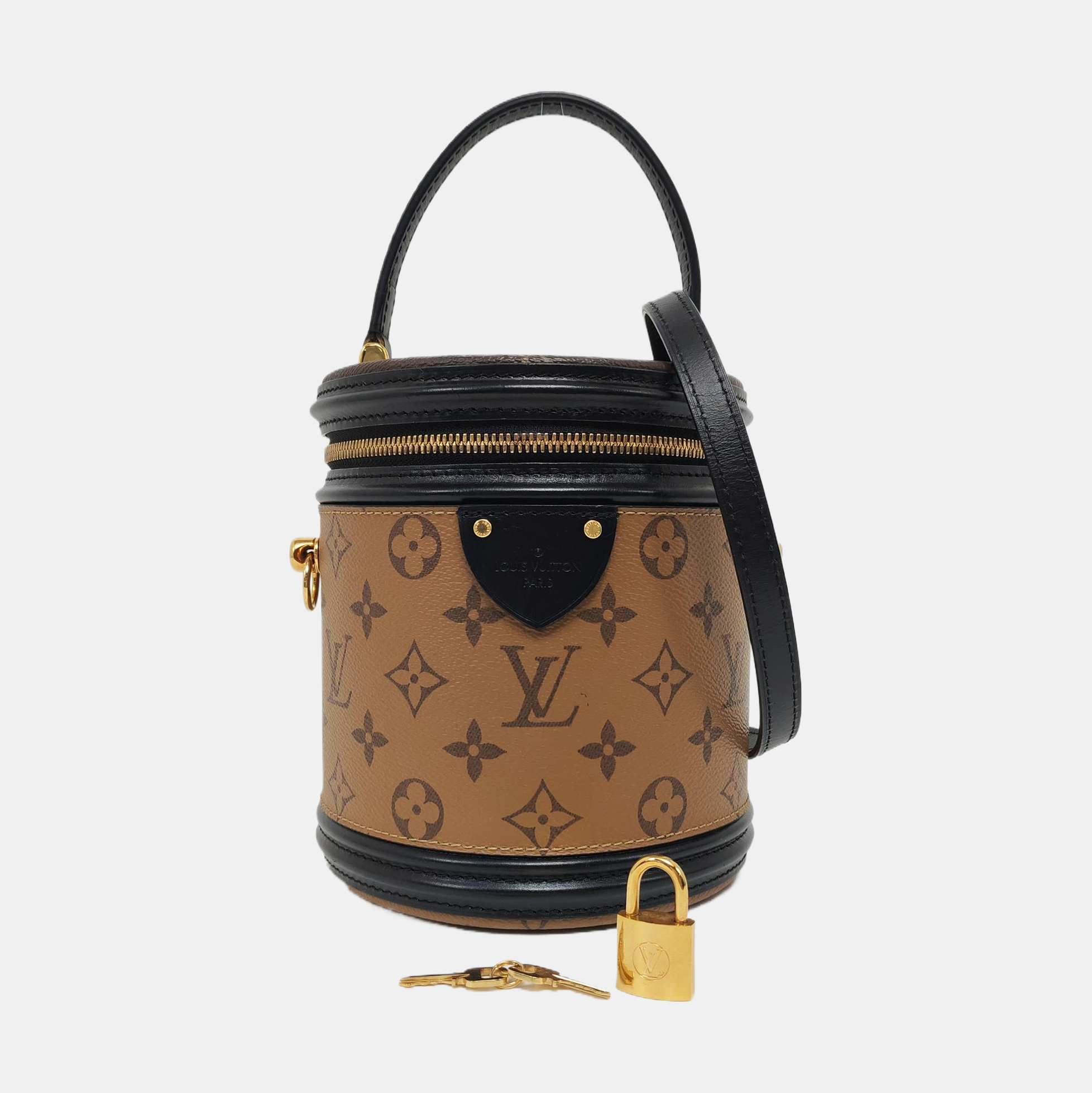 CANNES PM Monogram Coated Canvas Brown