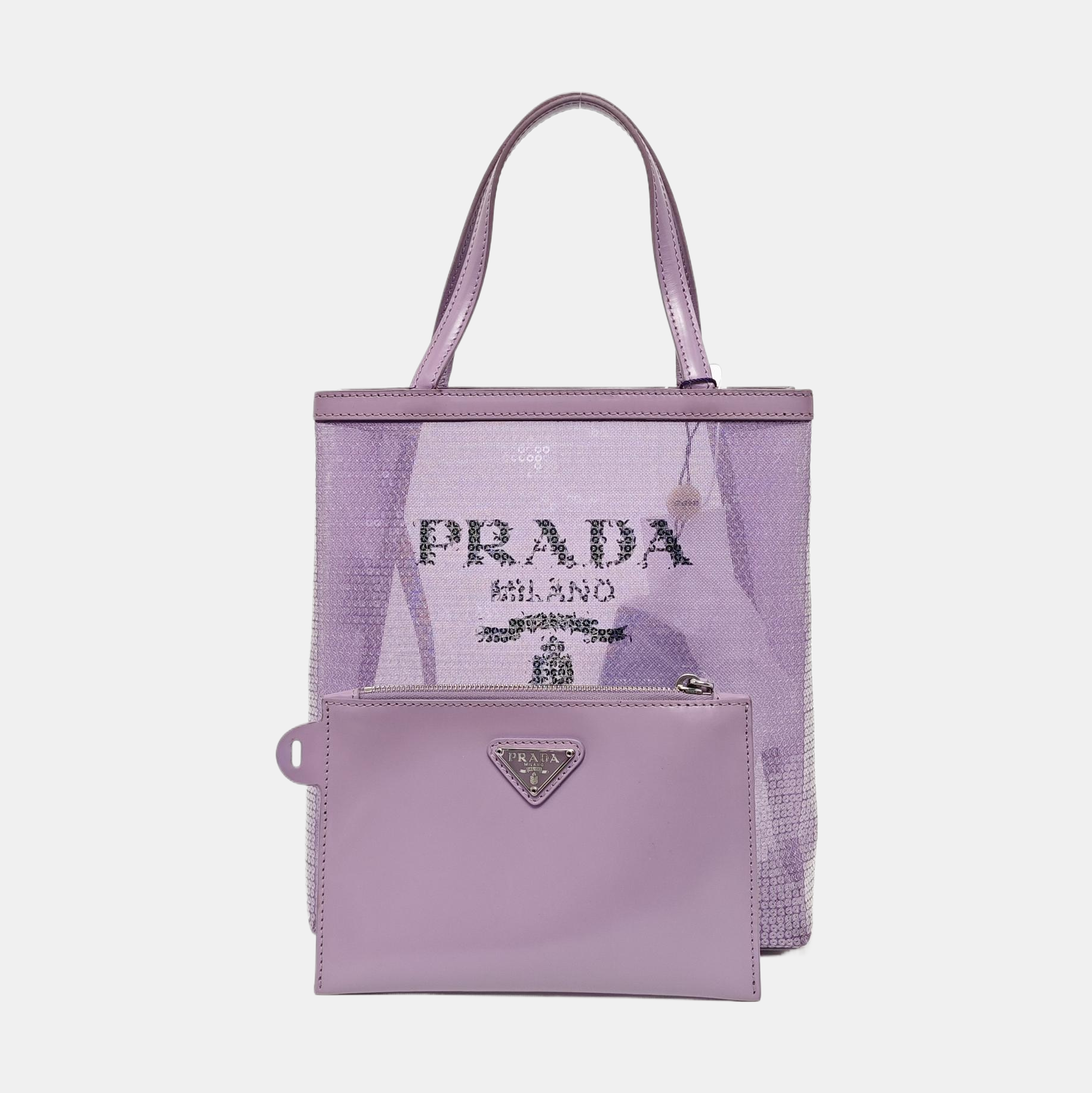 Special Material Tote Bag Purple