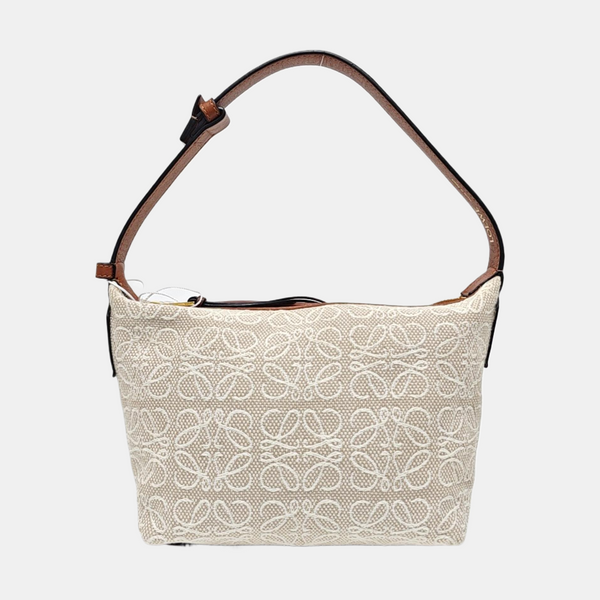 Anagram Small Monogram Canvas Beige