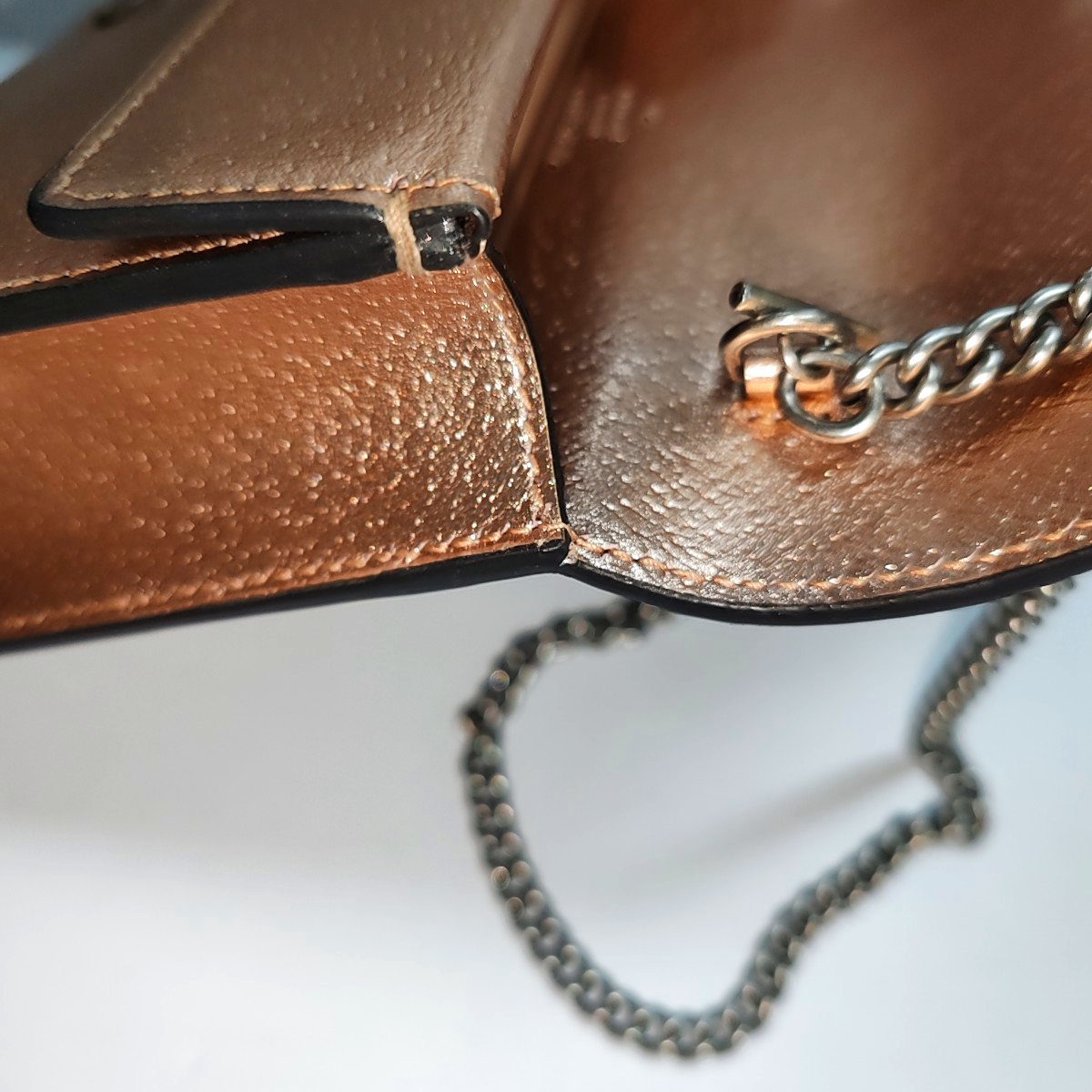 Authenticated pre-owned  Dionysus Super Mini Calfskin Beige - Shoulder Bag at Looply