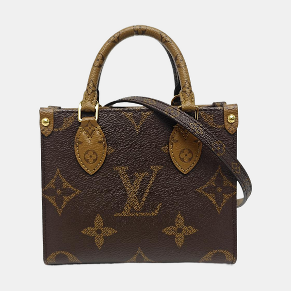 ONTHEGO BB Monogram Coated Canvas Brown