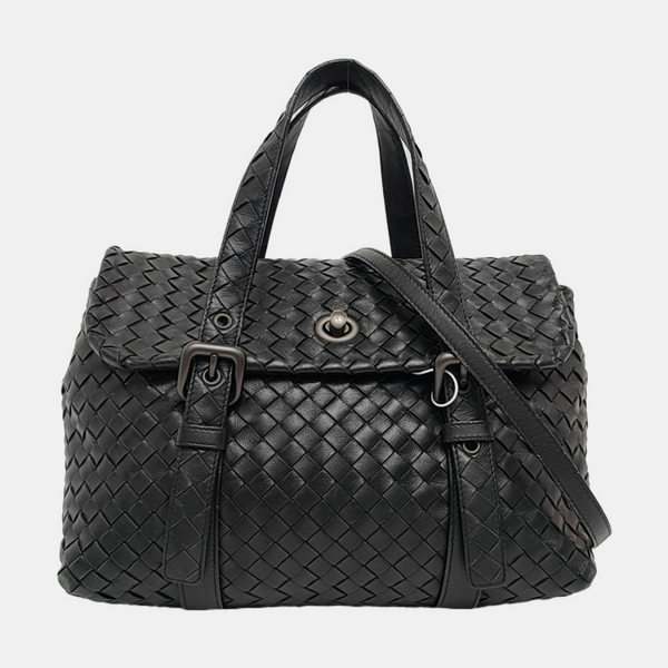 Lambskin Shoulder Bag Black