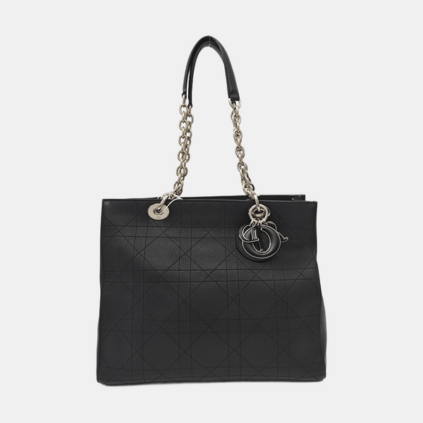 Nwts Ultra Med Quilted Calfskin Black