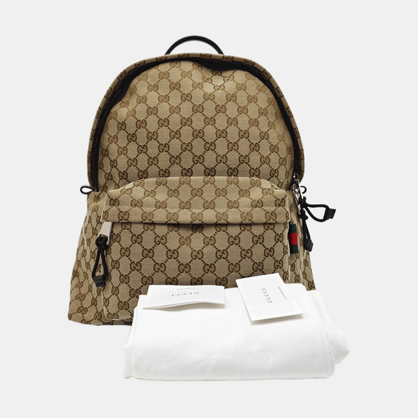 Canvas Backpack Beige