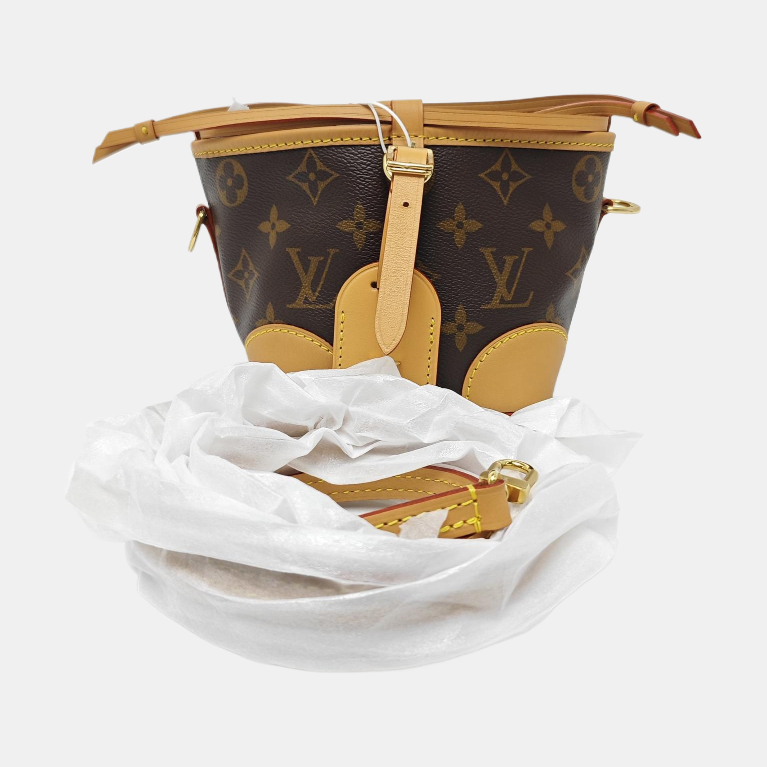 NOÉ Monogram Coated Canvas Brown