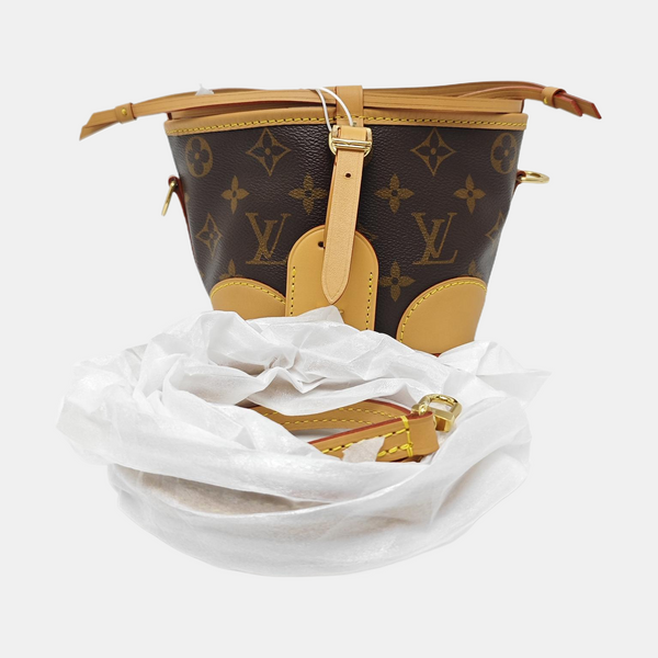 NOÉ Monogram Coated Canvas Brown