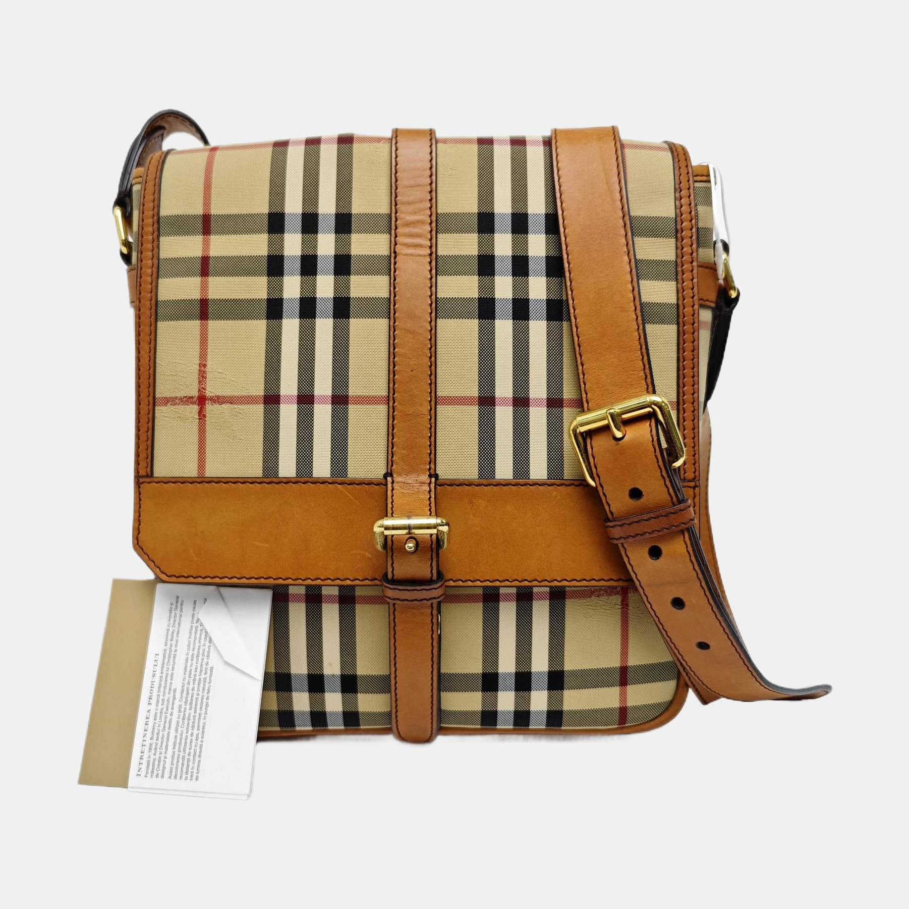Canvas Shoulder Bag Beige
