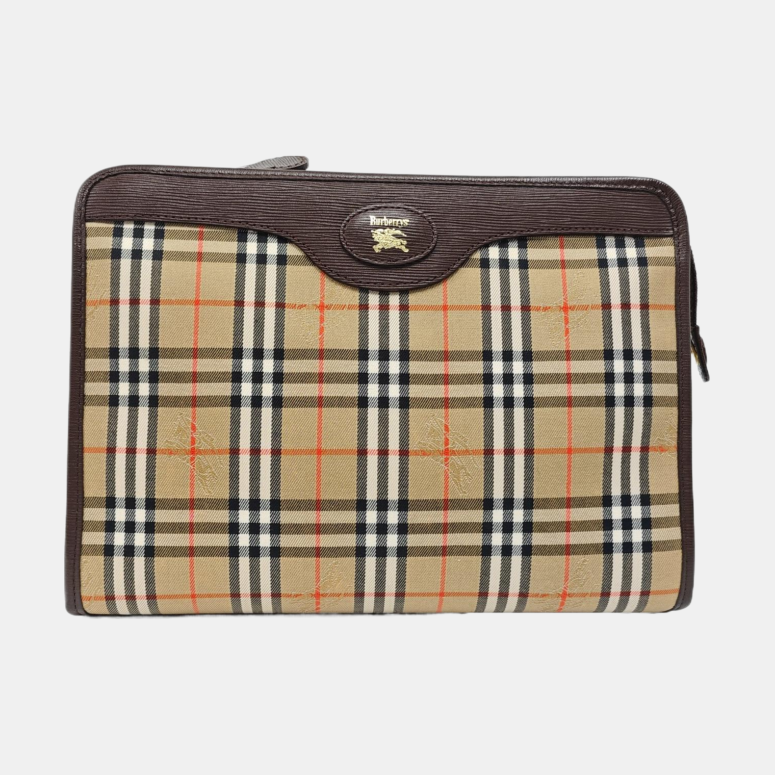 Canvas Clutch Beige