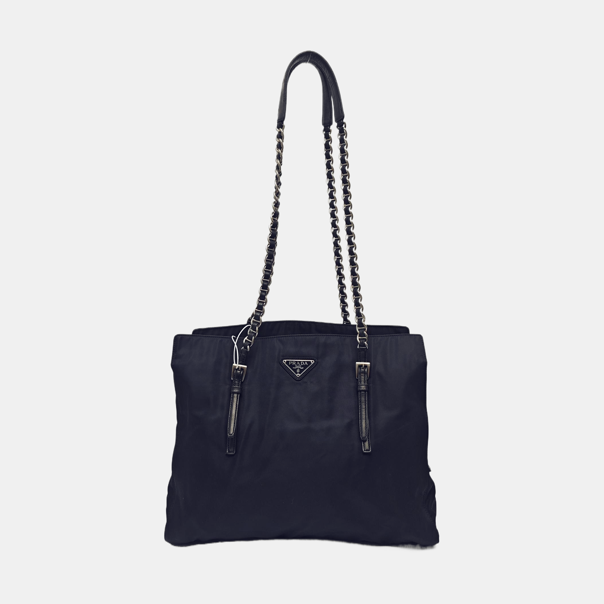 Nylon Tote Bag Blue