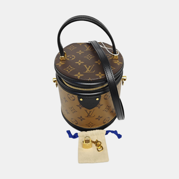 CANNES PM Monogram Coated Canvas Brown