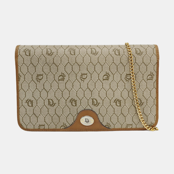Vintage Honeycomb Coated Canvas Brown