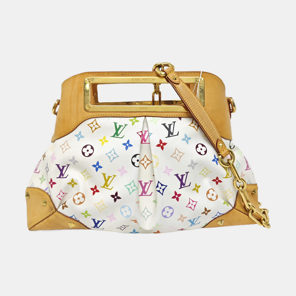 LV × TM JUDY Monogram Coated Canvas White