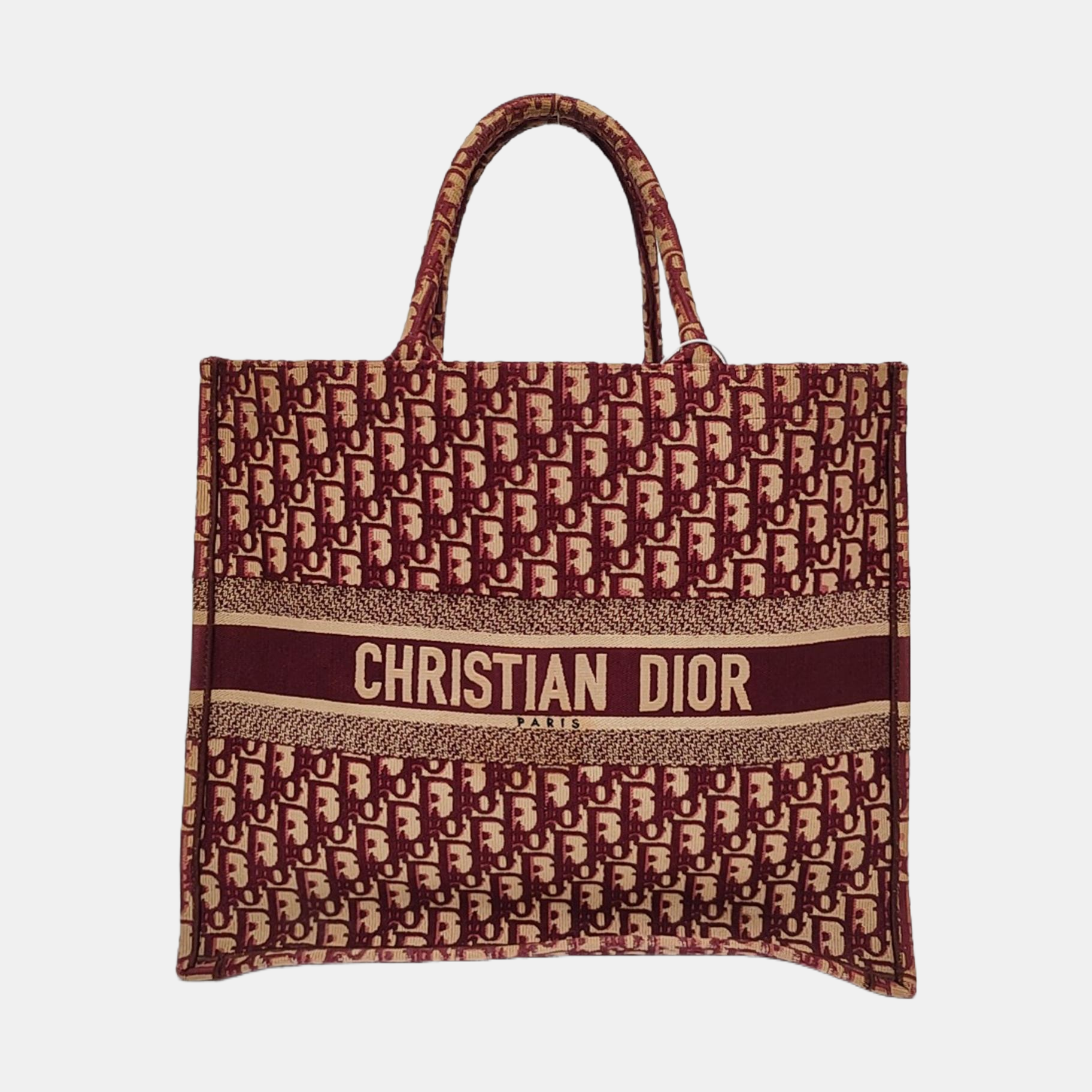 Authenticated pre-owned  Book Tote Large Monogram Canvas Red - Tote Bag at Looply