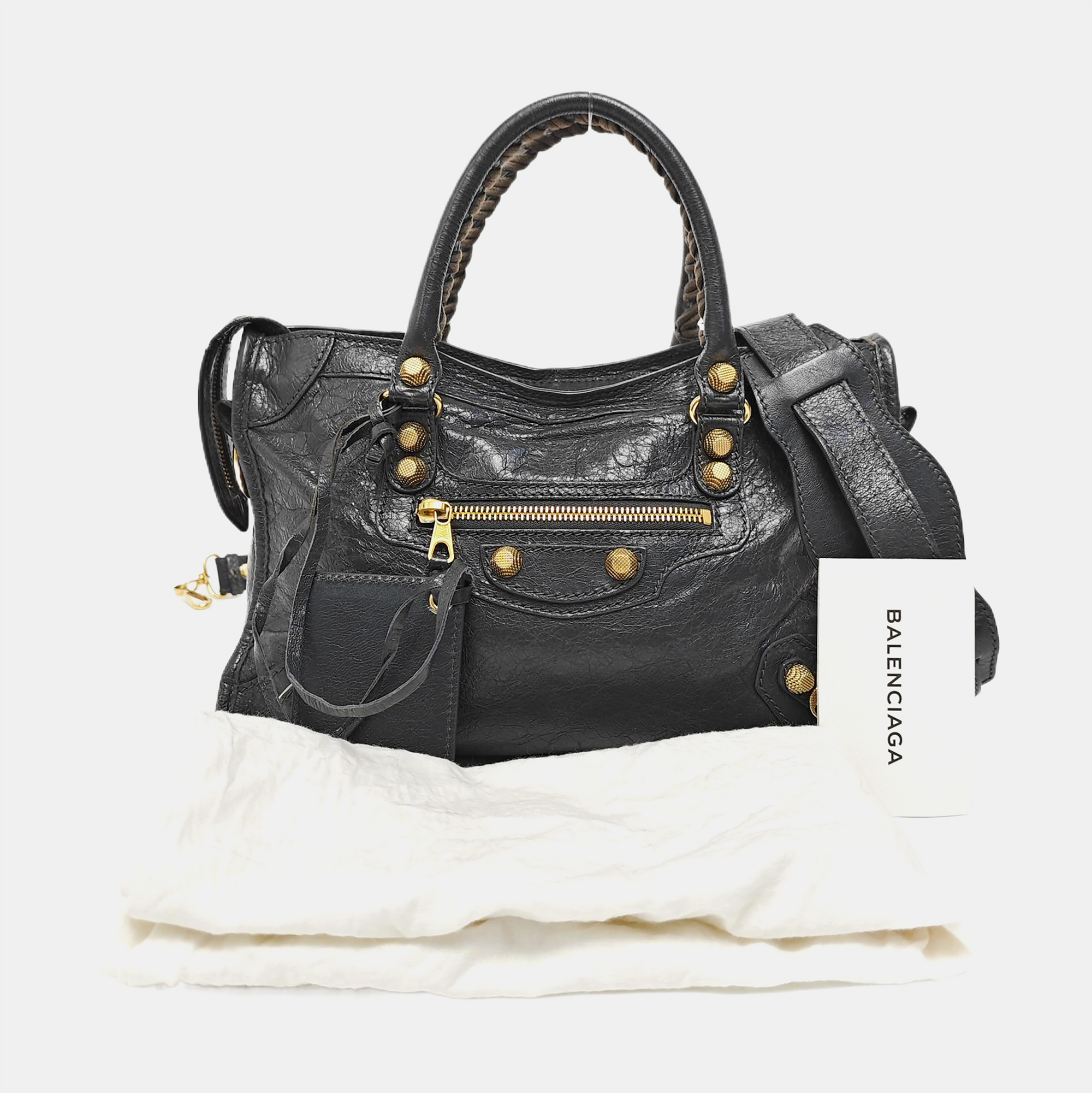 Classic City Small Lambskin Gray