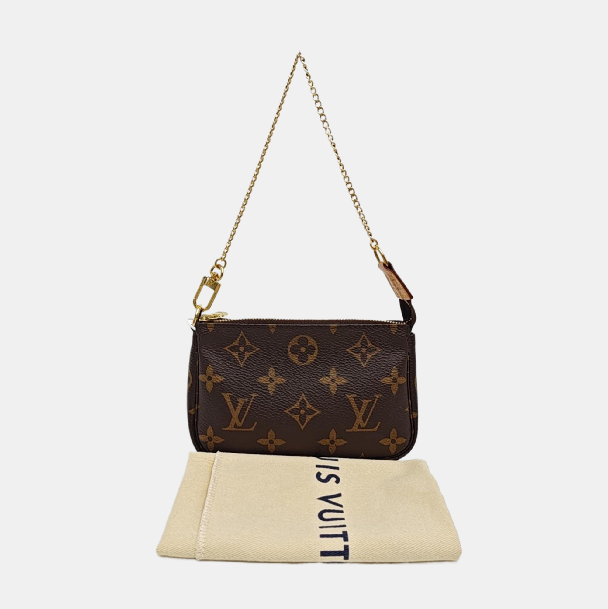 ACCESSOIRES Mini Monogram Coated Canvas Brown