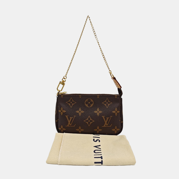 ACCESSOIRES Mini Monogram Coated Canvas Brown