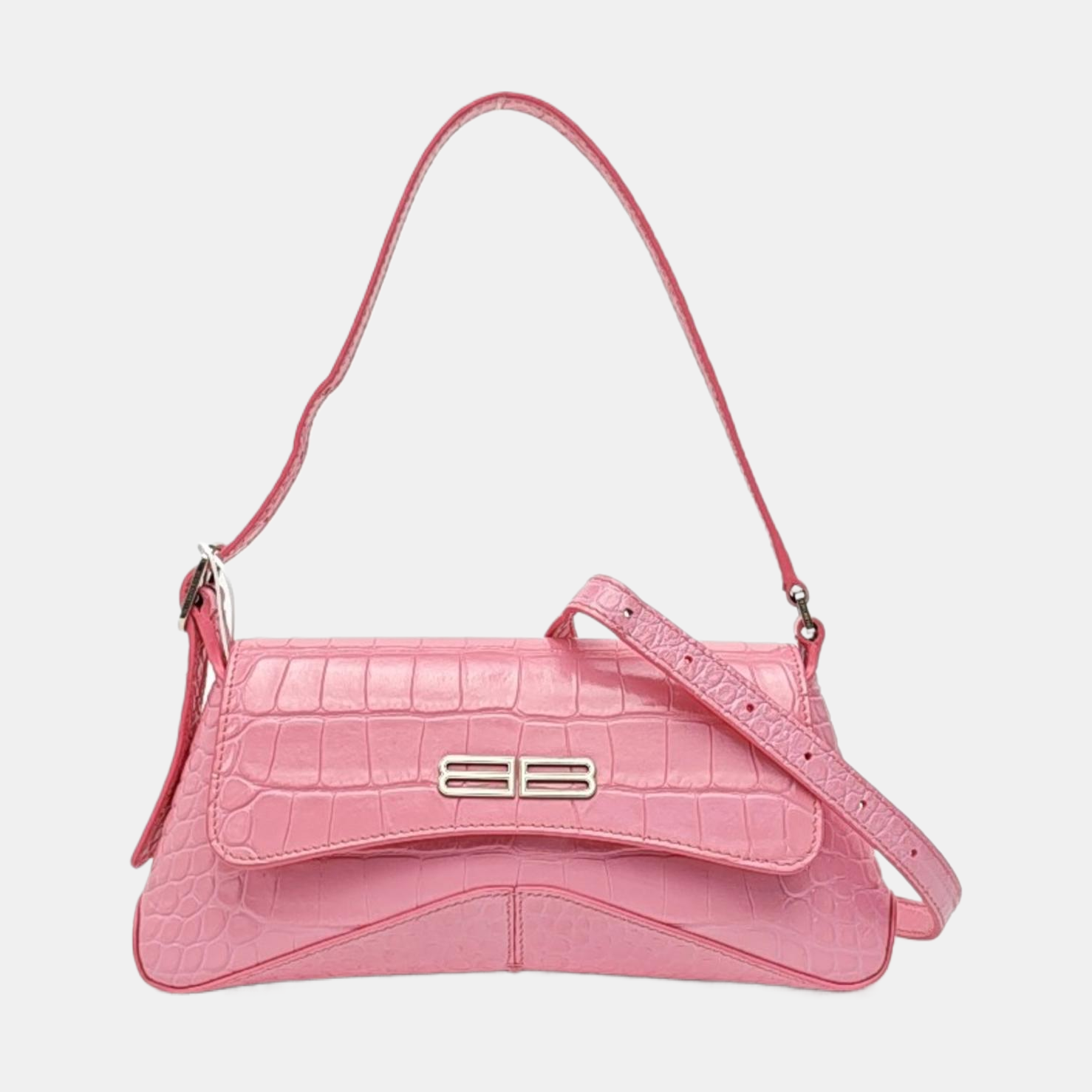 Calfskin Shoulder Bag Pink