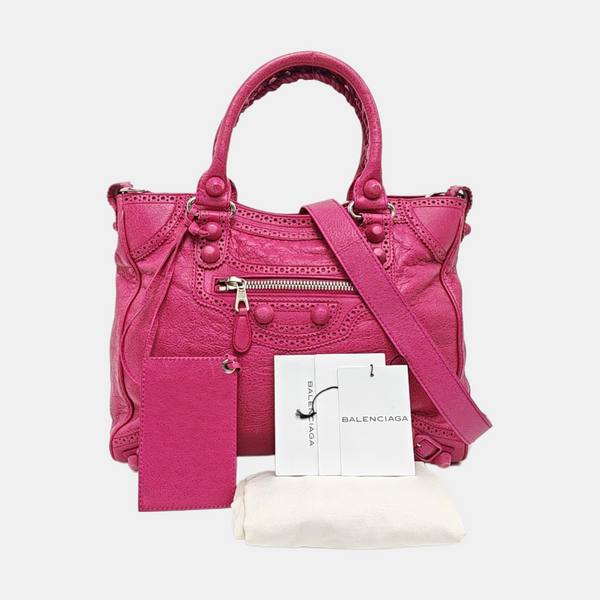Classic City Small Lambskin Pink