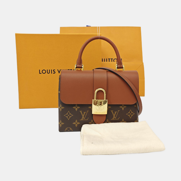 LOCKY BB Monogram Coated Canvas Brown