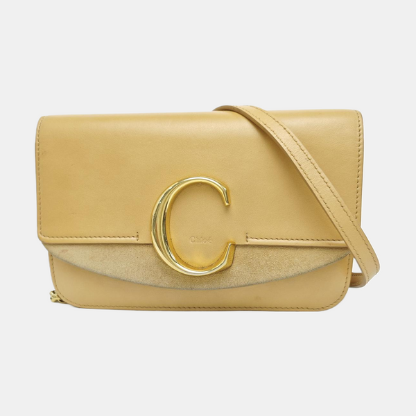 Chloé C Small Calfskin Brown