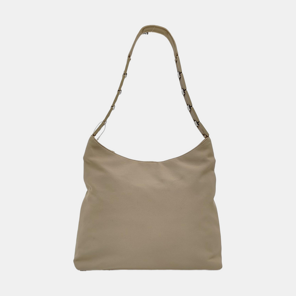 Fabric Shoulder Bag Beige