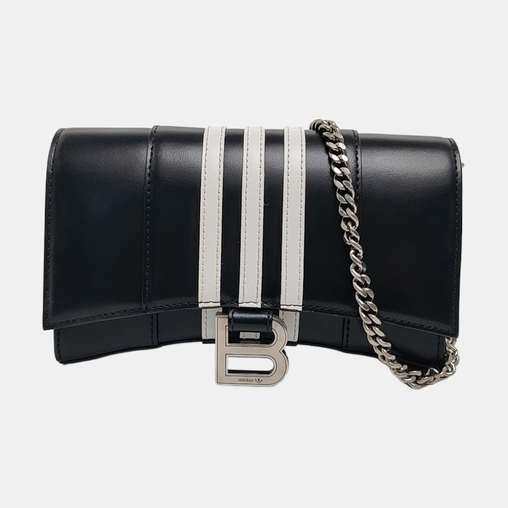 Hourglass Small Calfskin Black