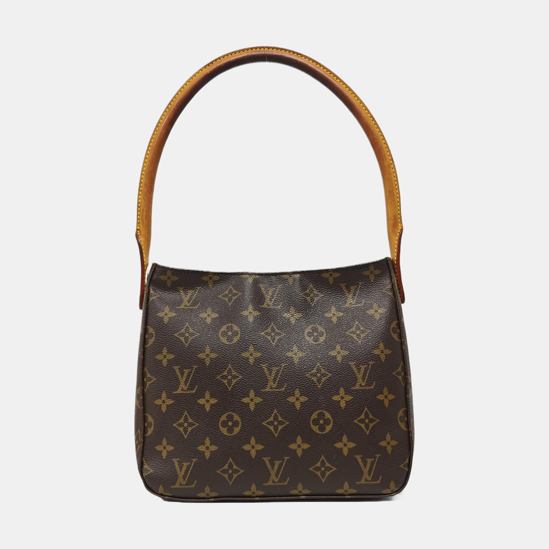 LOOPING MM Monogram Coated Canvas Brown