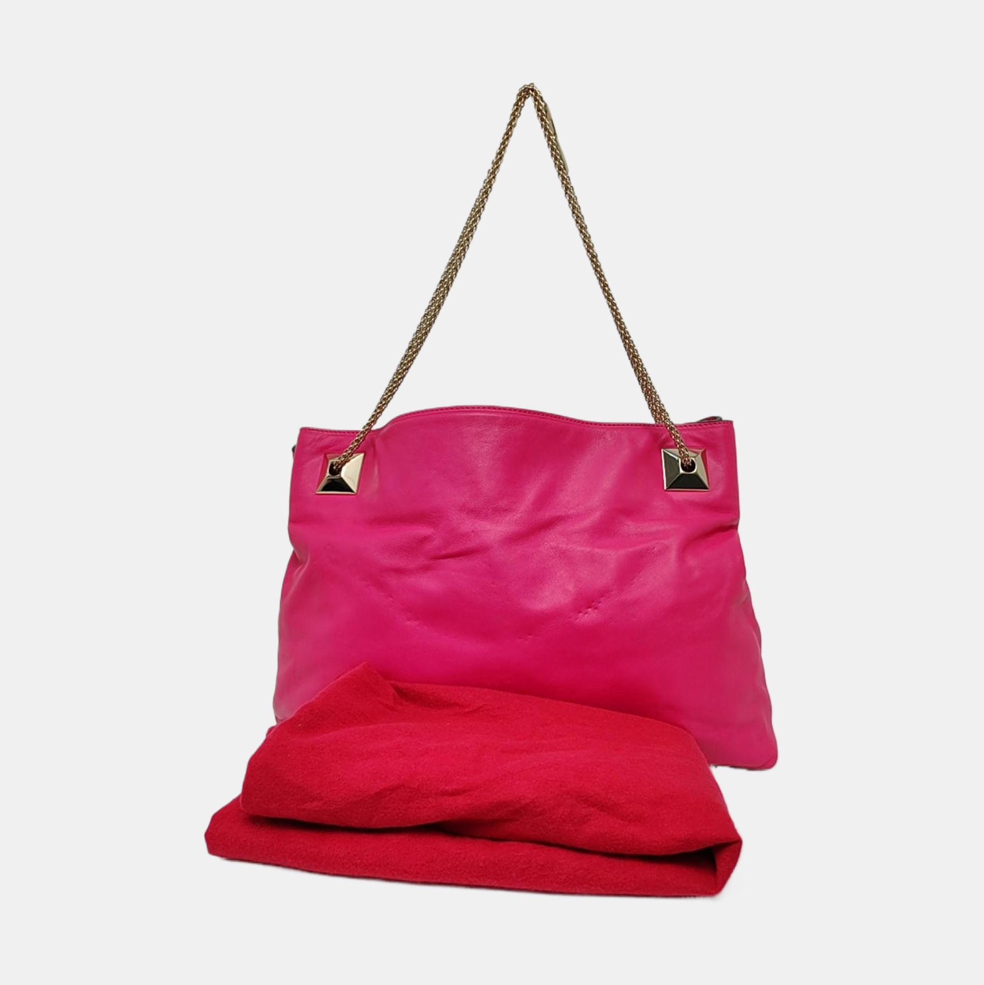 Calfskin Shoulder Bag Pink