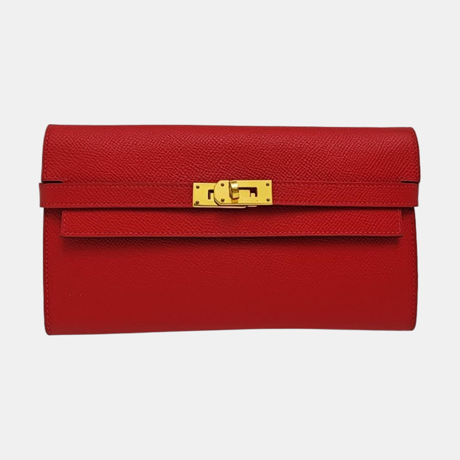 Kelly 20 Epsom Red Wallet