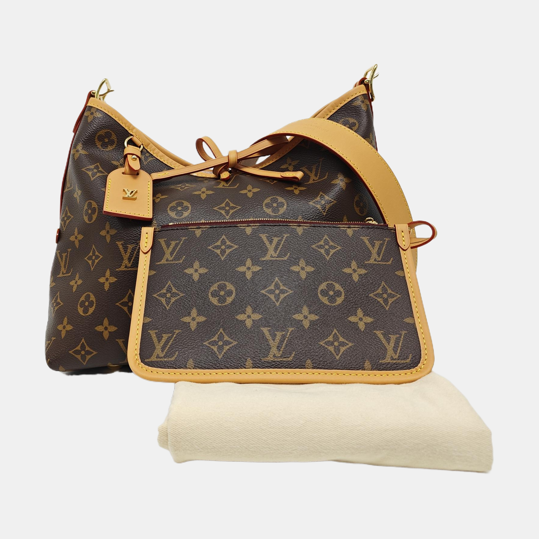 CARRYALL PM Monogram Coated Canvas Brown