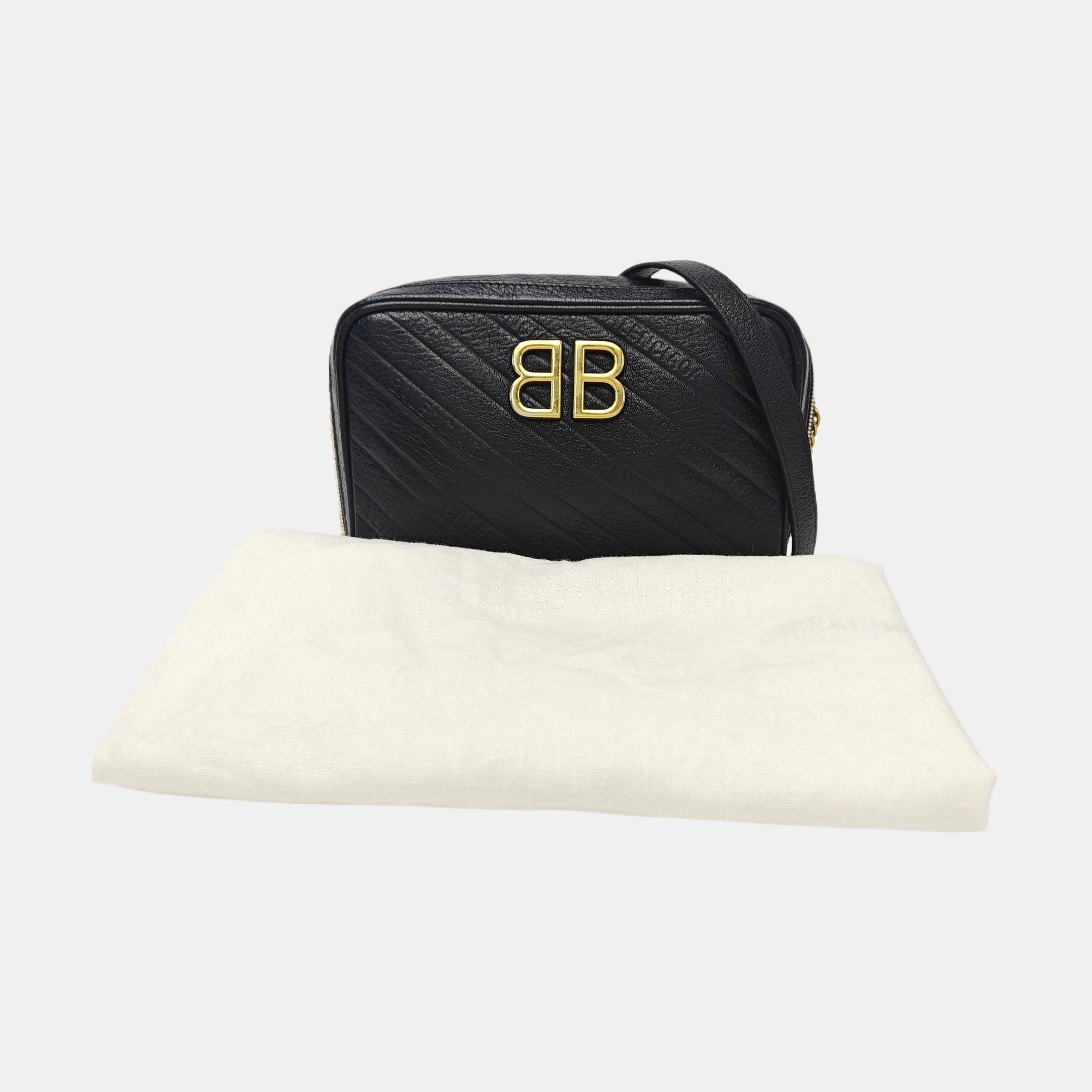 BB Quilted Calfskin Black