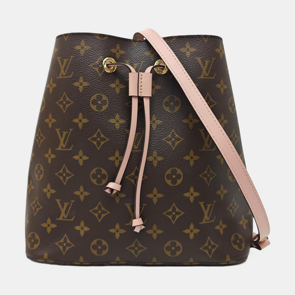 NÉONOÉ MM Monogram Coated Canvas Brown