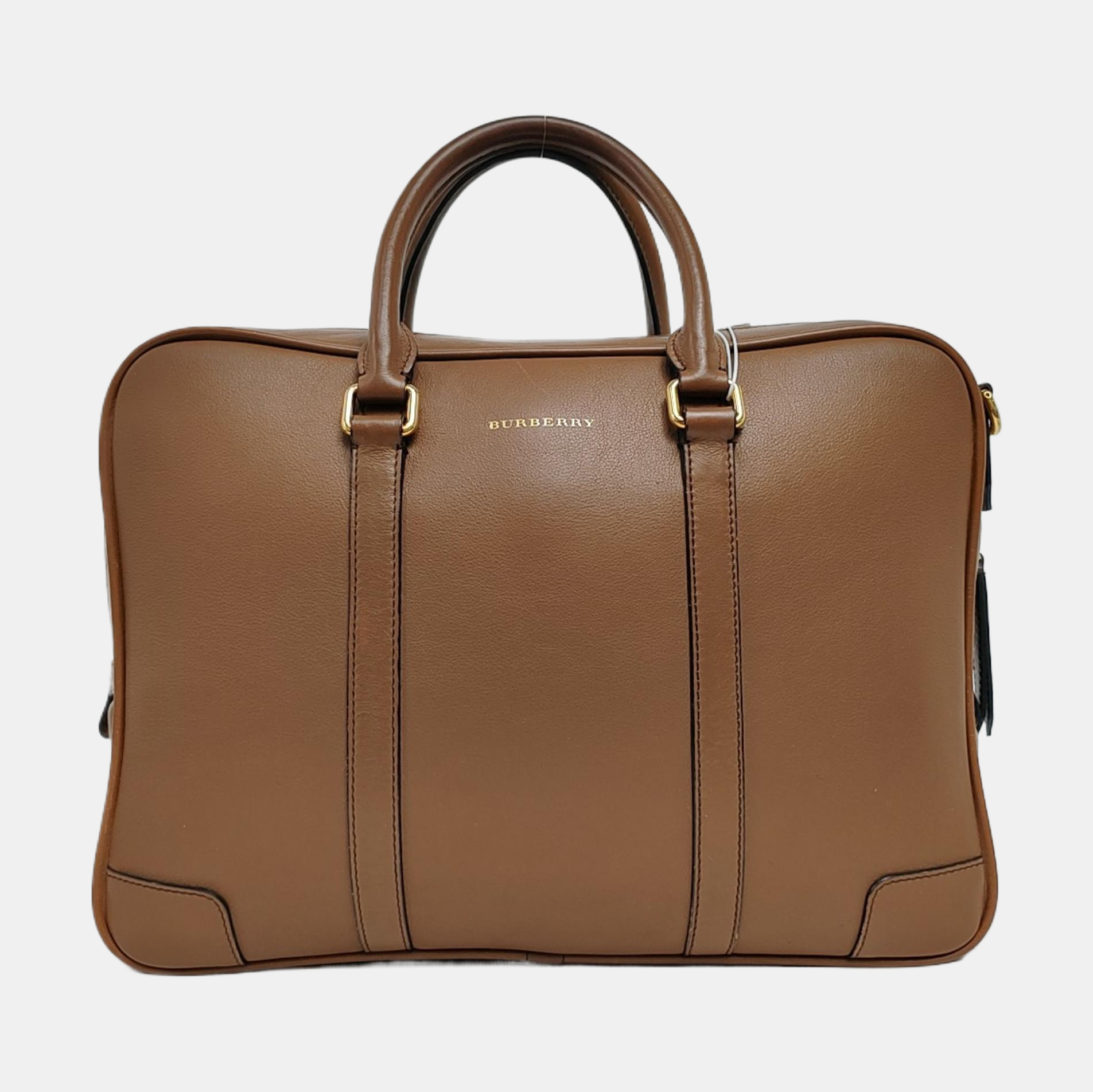Calfskin Shoulder Bag Brown