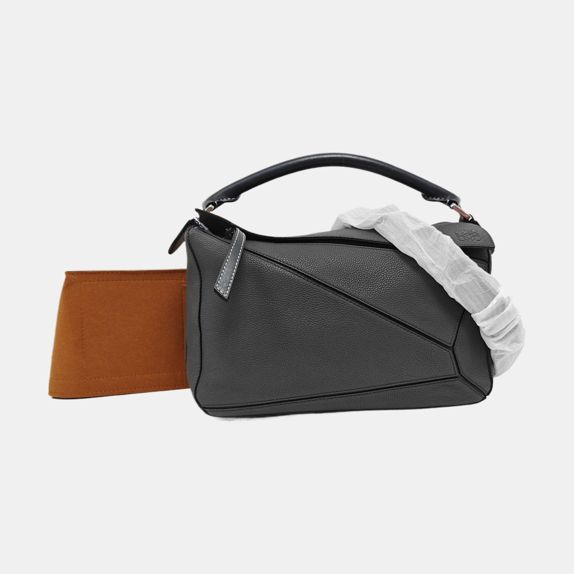 Puzzle Medium Calfskin Gray