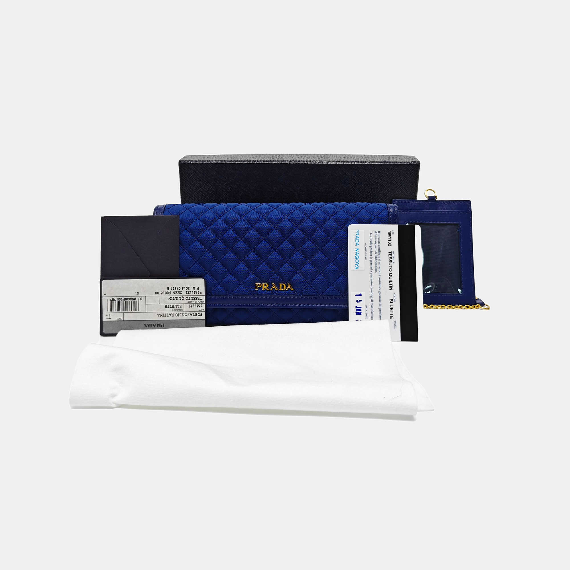 Fabric Wallet Blue